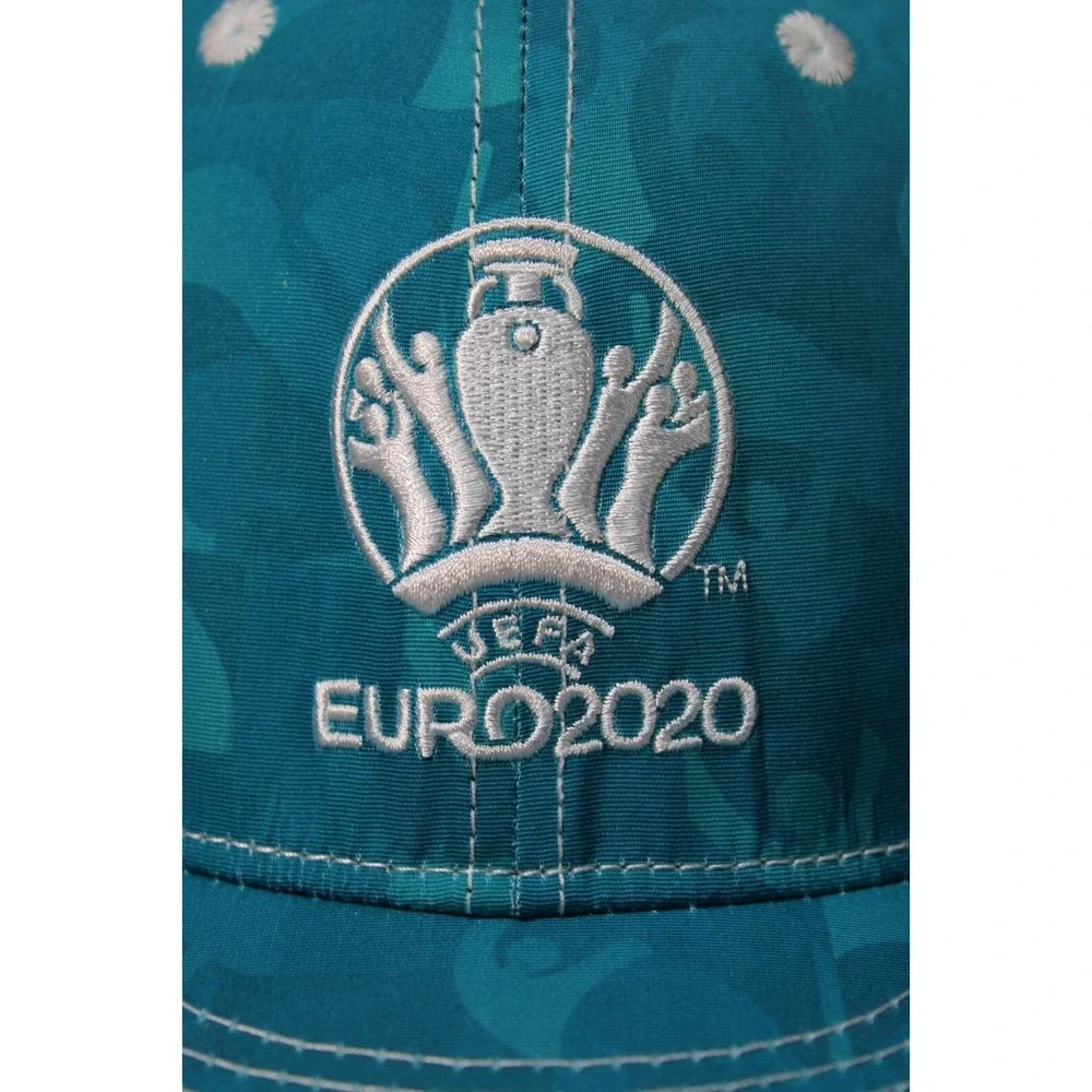 Euro 2020 Soccer Hat‎ Teal Fitted Youth Size